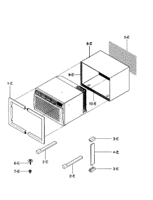 Installation Kit Assy parts for Kenmore Air Conditioner 580.75085700 (58075085700, 580 75085700) from AppliancePartsPros.com