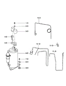 Compressor Parts parts for Kenmore Air Conditioner 580.75085700 (58075085700, 580 75085700) from AppliancePartsPros.com