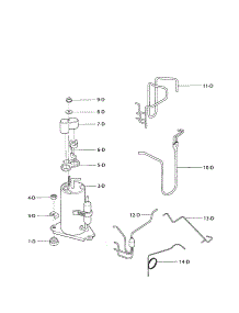 Compressor parts for Kenmore Air Conditioner 580.75100500 (58075100500, 580 75100500) from AppliancePartsPros.com