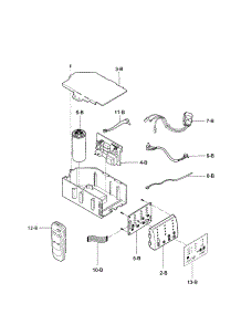 Control Box Assembly parts for Kenmore Air Conditioner 580.75100500 (58075100500, 580 75100500) from AppliancePartsPros.com