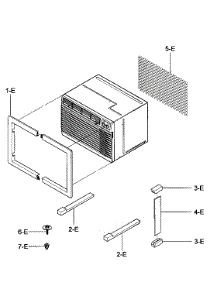 Installation Kit Assy parts for Kenmore Air Conditioner 580.75119700 (58075119700, 580 75119700) from AppliancePartsPros.com