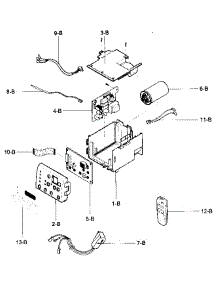 Control Box Assy parts for Kenmore Air Conditioner 580.75121500 (58075121500, 580 75121500) from AppliancePartsPros.com