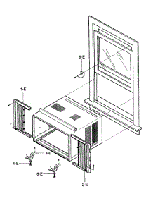 Installation Kit Assy parts for Kenmore Air Conditioner 580.75121501 (58075121501, 580 75121501) from AppliancePartsPros.com