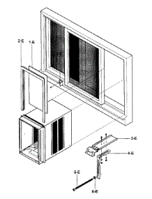 Installation Kit Assy parts for Kenmore Air Conditioner 580.75123700 (58075123700, 580 75123700) from AppliancePartsPros.com