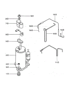 Compressor Parts parts for Kenmore Air Conditioner 580.75124500 (58075124500, 580 75124500) from AppliancePartsPros.com