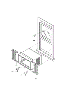 Installation Kit Parts parts for Kenmore Air Conditioner 580.75124700 (58075124700, 580 75124700) from AppliancePartsPros.com