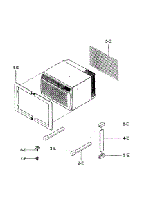 Installation Kit Assy parts for Kenmore Air Conditioner 580.75130700 (58075130700, 580 75130700) from AppliancePartsPros.com