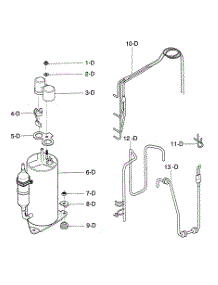 Compressor Parts parts for Kenmore Air Conditioner 580.75135500 (58075135500, 580 75135500) from AppliancePartsPros.com