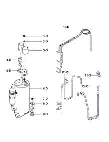 Compressor Parts parts for Kenmore Air Conditioner 580.75135700 (58075135700, 580 75135700) from AppliancePartsPros.com