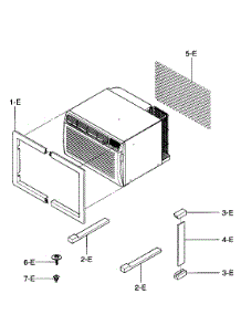 Installation Kit Assy parts for Kenmore Air Conditioner 580.75144700 (58075144700, 580 75144700) from AppliancePartsPros.com