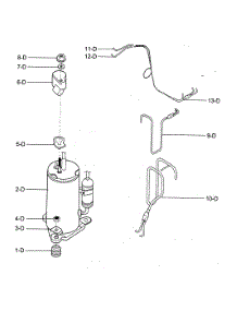 Compressor Parts parts for Kenmore Air Conditioner 580.75151500 (58075151500, 580 75151500) from AppliancePartsPros.com