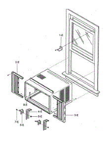 Installation Kit Assy parts for Kenmore Air Conditioner 580.75180500 (58075180500, 580 75180500) from AppliancePartsPros.com