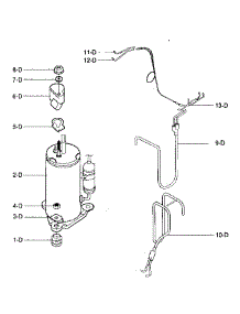Compressor Parts parts for Kenmore Air Conditioner 580.75180501 (58075180501, 580 75180501) from AppliancePartsPros.com