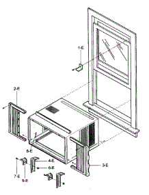 Installation Kit Assy parts for Kenmore Air Conditioner 580.75180700 (58075180700, 580 75180700) from AppliancePartsPros.com
