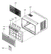 Cabinet / Front Grille Assy
