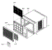 Cabinet / Front Grille Assy
