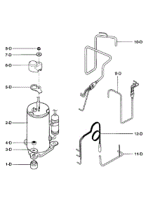 Compressor Parts parts for Kenmore Air Conditioner 580.75251700 (58075251700, 580 75251700) from AppliancePartsPros.com