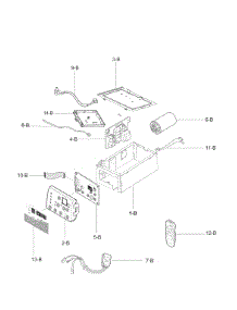 Control Box Parts parts for Kenmore Room Air Conditioner 580.75251800 (58075251800, 580 75251800) from AppliancePartsPros.com