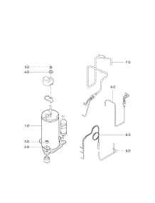 Compressor Parts parts for Kenmore Room Air Conditioner 580.75251900 (58075251900, 580 75251900) from AppliancePartsPros.com