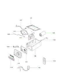 Control Box Assembly Parts parts for Kenmore Room Air Conditioner 580.75251900 (58075251900, 580 75251900) from AppliancePartsPros.com