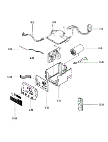 Control Box Assy parts for Kenmore Air Conditioner 580.76081700 (58076081700, 580 76081700) from AppliancePartsPros.com