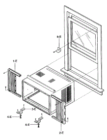 Installation Kit Assy parts for Kenmore Air Conditioner 580.76100700 (58076100700, 580 76100700) from AppliancePartsPros.com