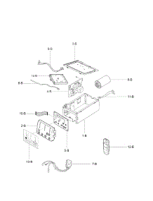 Control Box Assembly Parts parts for Kenmore Room Air Conditioner 580.76100800 (58076100800, 580 76100800) from AppliancePartsPros.com