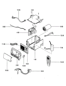 Control Box Assy parts for Kenmore Air Conditioner 580.76129200 (58076129200, 580 76129200) from AppliancePartsPros.com
