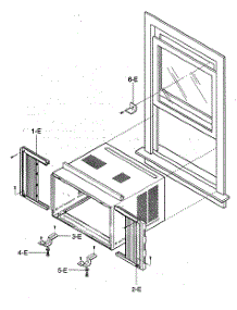 Installation Kit Assy parts for Kenmore Air Conditioner 580.76129300 (58076129300, 580 76129300) from AppliancePartsPros.com
