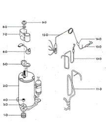 Compressor Parts parts for Kenmore Air Conditioner 580.76129300 (58076129300, 580 76129300) from AppliancePartsPros.com