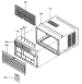 Cabinet / Front Grille Assy