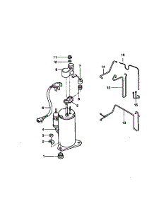 Compressor Parts parts for Kenmore Air Conditioner 580.78073890 (58078073890, 580 78073890) from AppliancePartsPros.com