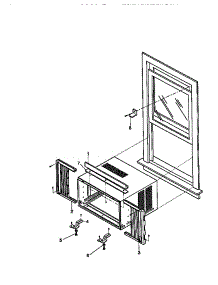 Installation Kit Assembly parts for Kenmore Air Conditioner 580.78122890 (58078122890, 580 78122890) from AppliancePartsPros.com