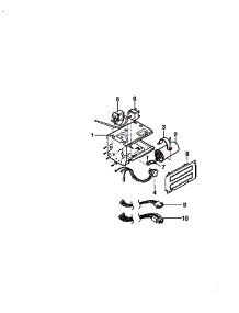 Control Box Assembly parts for Kenmore Air Conditioner 580.78122890 (58078122890, 580 78122890) from AppliancePartsPros.com