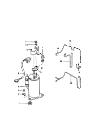 Compressor parts for Kenmore Air Conditioner 580.79074890 (58079074890, 580 79074890) from AppliancePartsPros.com
