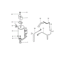 Compressor parts for Kenmore Air Conditioner 580.79184890 (58079184890, 580 79184890) from AppliancePartsPros.com