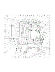 Tub / Water Delivery parts for Kenmore Dishwasher 587.12339510A (58712339510A, 587 12339510A) from AppliancePartsPros.com