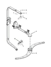 Upper Wash And Rinse Parts parts for Kenmore Dishwasher 665.13283K118 (66513283K118, 665 13283K118) from AppliancePartsPros.com