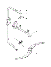 Upper Wash And Rinse Parts parts for Kenmore Dishwasher 665.13289K116 (66513289K116, 665 13289K116) from AppliancePartsPros.com
