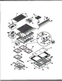 Shelves And Accessories parts for Kenmore Refrigerator 253.66847791 (25366847791, 253 66847791) from AppliancePartsPros.com