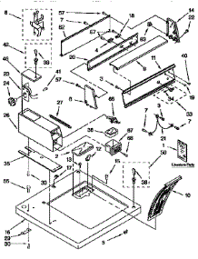 Top And Console parts for Kenmore Dryer 110.86405160 (11086405160, 110 86405160) from AppliancePartsPros.com