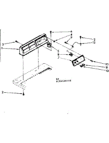 Console And Control Parts parts for Kenmore Dryer 110.86406240 (11086406240, 110 86406240) from AppliancePartsPros.com