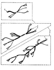 Wiring Harness Parts parts for Kenmore Dryer 110.86407100 (11086407100, 110 86407100) from AppliancePartsPros.com