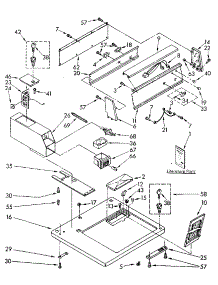 Top And Console Parts parts for Kenmore Dryer 110.86407110 (11086407110, 110 86407110) from AppliancePartsPros.com