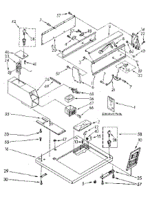 Top And Console parts for Kenmore Dryer 110.86407120 (11086407120, 110 86407120) from AppliancePartsPros.com