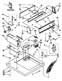 Top And Console parts for Kenmore Dryer 110.86407160 (11086407160, 110 86407160) from AppliancePartsPros.com