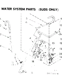 Water System Parts Suds Only parts for Kenmore Washer 110.83230100 (11083230100, 110 83230100) from AppliancePartsPros.com