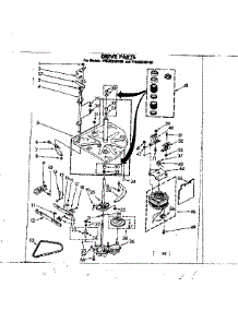 Drive Parts parts for Kenmore Washer 110.83230100 (11083230100, 110 83230100) from AppliancePartsPros.com