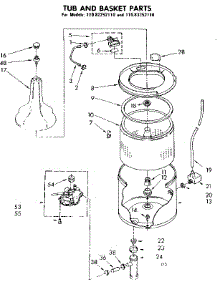 Tub And Basket Parts parts for Kenmore Washer 110.83252110 (11083252110, 110 83252110) from AppliancePartsPros.com
