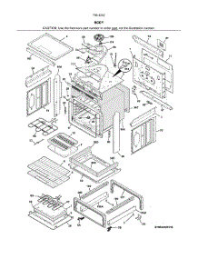Body parts for Kenmore Range 790.42529319 (79042529319, 790 42529319) from AppliancePartsPros.com